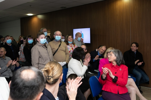 A tüdőtranszplantált betegeket is meghívták (Fotó: OOI)