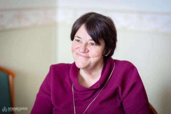 Dr. Pethesné Dávid Beáta, a Semmelweis Egyetem Egészségügyi Közszolgálati Kar dékánja (Fotó: Zellei Boglárka – Semmelweis Egyetem)