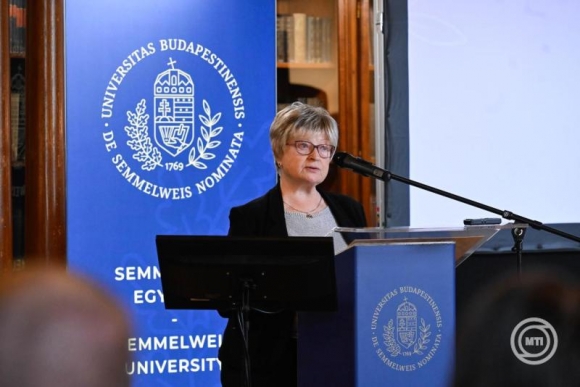 Nagy Zsuzsanna, a program fővédnöke (Fotó: MTI/Bruzák Noémi)