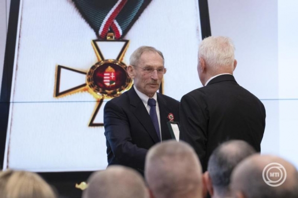 A nemzeti ünnep alkalmából a Belügyminisztériumban tartott rendezvényen az állami elismeréseket Pintér Sándor belügyminiszter adta át március 12-én. (Fotó: MTI/Lakatos Péter) 