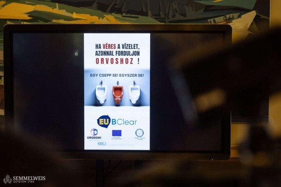 A BClear kampány jelmondata: Egy csepp se! Egyszer se! (Fotó: Barta Bálint Semmelweis Egyetem