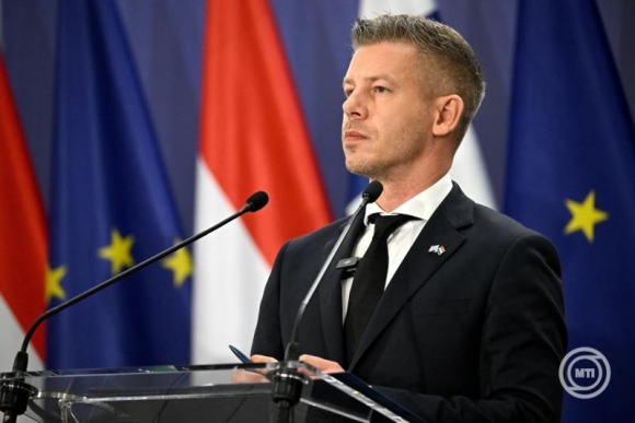 Magyar Péter miniszterelnök (Fotó: MTI/Hegedüs Róbert)