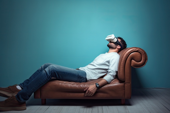 A VR sokat segíthet a expozíciós terápia hatékonyságában (Fotó: Adobe Stock)