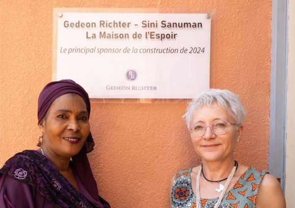 Andrea Morris (House of Hope) and Mme Assetou Touré, Operations manager (Fotó: Mme Assetou Touré/Richter)