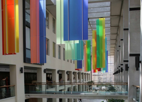 SE elméleti orvostudományi központ aula (Fotó: SE - D. Kiss Balázs)